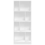 Estantería de madera de ingeniería blanca 57x28,5x141 cm de , Librerías y estanterías - Ref: Foro24-847996, Precio: 70,33 €, ...