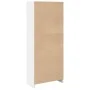 Estantería de madera de ingeniería blanca 57x28,5x141 cm de , Librerías y estanterías - Ref: Foro24-847996, Precio: 69,43 €, ...