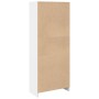 Estantería de madera de ingeniería blanca 57x28,5x141 cm de , Librerías y estanterías - Ref: Foro24-847996, Precio: 70,33 €, ...