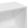 Estantería de madera de ingeniería blanca 57x28,5x141 cm de , Librerías y estanterías - Ref: Foro24-847996, Precio: 69,43 €, ...
