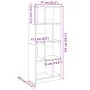 Estantería de madera de ingeniería blanca 57x28,5x141 cm de , Librerías y estanterías - Ref: Foro24-847996, Precio: 69,43 €, ...