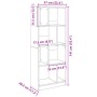 Estantería de madera de ingeniería blanca 57x28,5x141 cm de , Librerías y estanterías - Ref: Foro24-847996, Precio: 70,33 €, ...