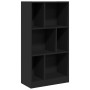 Estantería madera de ingeniería negro 57x28,5x107,5 cm de , Librerías y estanterías - Ref: Foro24-848004, Precio: 58,29 €, De...
