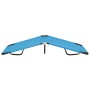 Tumbona plegable de acero azul turquesa de vidaXL, Tumbonas - Ref: Foro24-310348, Precio: 75,60 €, Descuento: %