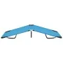 Turquoise blue steel folding lounger by vidaXL, Loungers - Ref: Foro24-310348, Price: 74,26 €, Discount: %