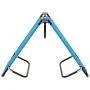 Turquoise blue steel folding lounger by vidaXL, Loungers - Ref: Foro24-310348, Price: 74,26 €, Discount: %