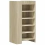 Mueble zapatero madera ingeniería roble Sonoma 52x37,5x100 cm de , Zapateros y organizadores de calzado - Ref: Foro24-848446,...