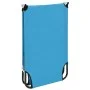 Turquoise blue steel folding lounger by vidaXL, Loungers - Ref: Foro24-310348, Price: 74,26 €, Discount: %