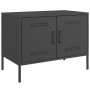 Mueble de TV acero negro 68x39x50,5 cm de , Muebles TV - Ref: Foro24-842934, Precio: 74,77 €, Descuento: %