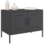 Mueble de TV acero negro 68x39x50,5 cm de , Muebles TV - Ref: Foro24-842934, Precio: 74,77 €, Descuento: %