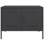 Mueble de TV acero negro 68x39x50,5 cm de , Muebles TV - Ref: Foro24-842934, Precio: 74,77 €, Descuento: %