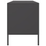 Mueble para TV de acero negro 100,5x39x50,5 cm de , Muebles TV - Ref: Foro24-842988, Precio: 92,67 €, Descuento: %