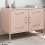 Mueble de TV acero rosa 68x39x50,5 cm de , Muebles TV - Ref: Foro24-842936, Precio: 78,05 €, Descuento: %