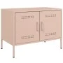 Mueble de TV acero rosa 68x39x50,5 cm de , Muebles TV - Ref: Foro24-842936, Precio: 78,05 €, Descuento: %