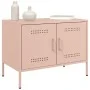 Mueble de TV acero rosa 68x39x50,5 cm de , Muebles TV - Ref: Foro24-842936, Precio: 78,05 €, Descuento: %