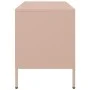 Mueble de TV acero rosa 68x39x50,5 cm de , Muebles TV - Ref: Foro24-842936, Precio: 78,05 €, Descuento: %