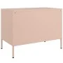 Mueble de TV acero rosa 68x39x50,5 cm de , Muebles TV - Ref: Foro24-842936, Precio: 78,05 €, Descuento: %