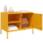 Mueble de TV de acero amarillo mostaza 68x39x50,5 cm de , Muebles TV - Ref: Foro24-843000, Precio: 76,18 €, Descuento: %