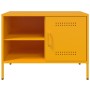 Mueble de TV de acero amarillo mostaza 68x39x50,5 cm de , Muebles TV - Ref: Foro24-843000, Precio: 76,18 €, Descuento: %