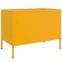 Mueble de TV de acero amarillo mostaza 68x39x50,5 cm de , Muebles TV - Ref: Foro24-843000, Precio: 76,18 €, Descuento: %
