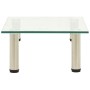 322760  TV Stand Transparent 40x35x17 cm Tempered Glass en Muebles TV | Comprar online en Foru.es