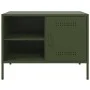 Mueble de TV de acero verde oliva 68x39x50,5 cm de , Muebles TV - Ref: Foro24-843002, Precio: 88,00 €, Descuento: %