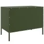 Mueble de TV de acero verde oliva 68x39x50,5 cm de , Muebles TV - Ref: Foro24-843002, Precio: 88,00 €, Descuento: %