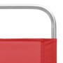 Sillas de playa plegables 2 unidades tela rojo de vidaXL, Sillas de jardín - Ref: Foro24-310367, Precio: 72,24 €, Descuento: %