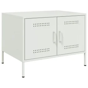 Mesa de centro acero blanco 68x50x50,5 cm von , Couchtisch - Ref: Foro24-843035, Preis: 76,04 €, Rabatt: %
