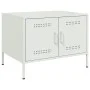Mesa de centro acero blanco 68x50x50,5 cm de , Mesas de centro - Ref: Foro24-843035, Precio: 76,04 €, Descuento: %