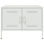 Mesa de centro acero blanco 68x50x50,5 cm de , Mesas de centro - Ref: Foro24-843035, Precio: 76,04 €, Descuento: %