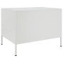 Mesa de centro acero blanco 68x50x50,5 cm de , Mesas de centro - Ref: Foro24-843035, Precio: 90,44 €, Descuento: %