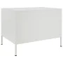 Mesa de centro acero blanco 68x50x50,5 cm de , Mesas de centro - Ref: Foro24-843035, Precio: 76,04 €, Descuento: %