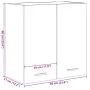Armario colgante cocina contrachapada roble 60x31x60 cm de , Armarios de cocina - Ref: Foro24-849620, Precio: 50,90 €, Descue...