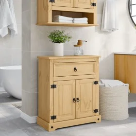 Armario de baño Corona madera maciza de pino 70x33x80 cm de , Muebles de baño - Ref: Foro24-4013404, Precio: 116,51 €, Descue...