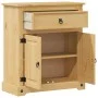 Armario de baño Corona madera maciza de pino 70x33x80 cm de , Muebles de baño - Ref: Foro24-4013404, Precio: 116,51 €, Descue...