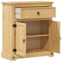 Armario de baño Corona madera maciza de pino 70x33x80 cm de , Muebles de baño - Ref: Foro24-4013404, Precio: 118,39 €, Descue...