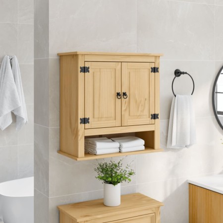 Armario de baño Corona madera maciza de pino 70x33x71,5 cm de , Muebles de baño - Ref: Foro24-4013406, Precio: 118,54 €, Desc...