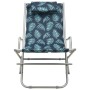 Sillas mecedoras 2 unidades acero estampado de hojas de vidaXL, Tumbonas - Ref: Foro24-310342, Precio: 129,30 €, Descuento: %