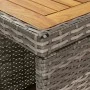 Juego de bar de jardín de 3 piezas con cojines ratán PE gris de , Conjuntos de jardín - Ref: Foro24-3261498, Precio: 237,73 €...