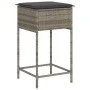 Juego de bar de jardín 9 piezas con cojines ratán PE gris de , Conjuntos de jardín - Ref: Foro24-3261514, Precio: 551,72 €, D...