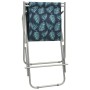 Sillas mecedoras 2 unidades acero estampado de hojas de vidaXL, Tumbonas - Ref: Foro24-310342, Precio: 129,30 €, Descuento: %