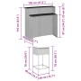 Juego de bar de jardín de 5 piezas con cojines ratán PE negro de , Conjuntos de jardín - Ref: Foro24-3261487, Precio: 399,12 ...