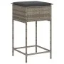 Juego de bar de jardín 5 piezas con cojines ratán PE gris de , Conjuntos de jardín - Ref: Foro24-3261516, Precio: 428,19 €, D...