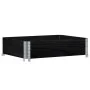 Collar de palet madera maciza de pino negro 80x60 cm de , Plataformas de carga y palés - Ref: Foro24-4010265, Precio: 42,30 €...