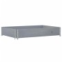 Collar de palet madera maciza de pino gris 120x80 cm de , Plataformas de carga y palés - Ref: Foro24-4010273, Precio: 52,08 €...