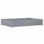 Collar de palet madera maciza de pino gris 120x80 cm de , Plataformas de carga y palés - Ref: Foro24-4010273, Precio: 43,79 €...