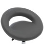 Silla de trabajo con ruedas cuero sintético gris de vidaXL, Sillas de oficina - Ref: Foro24-323668, Precio: 74,45 €, Descuent...