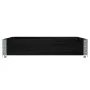Collar de palet madera maciza de pino negro 100x100 cm de , Plataformas de carga y palés - Ref: Foro24-4010286, Precio: 41,72...