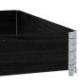 Collar de palet madera maciza de pino negro 100x100 cm de , Plataformas de carga y palés - Ref: Foro24-4010286, Precio: 52,08...